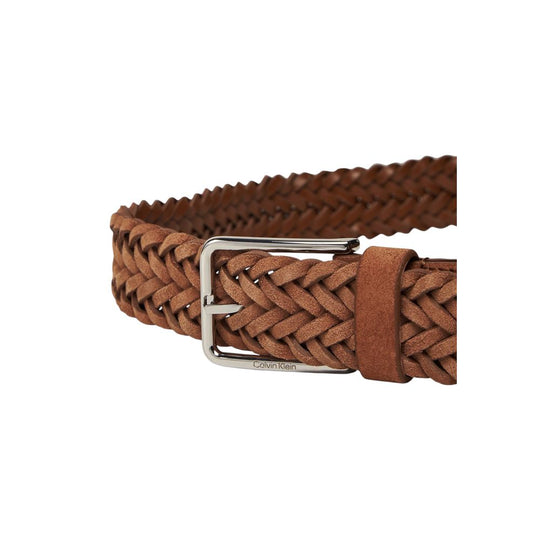 Calvin Klein Brown Leather Regular Belt