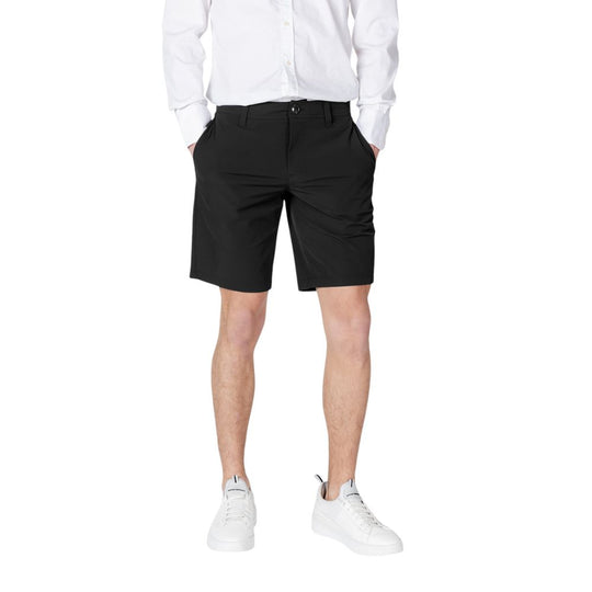 Armani Exchange Black Polyamide Bermuda