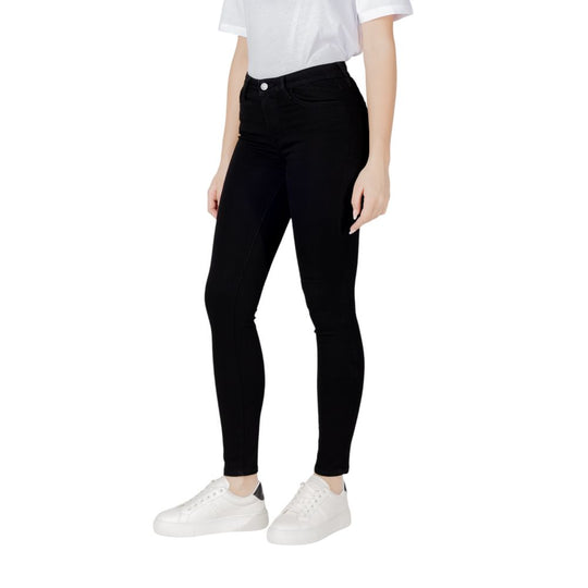 Armani Exchange Black Cotton Skinny Jean