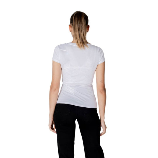Armani Exchange White Cotton T-Shirt