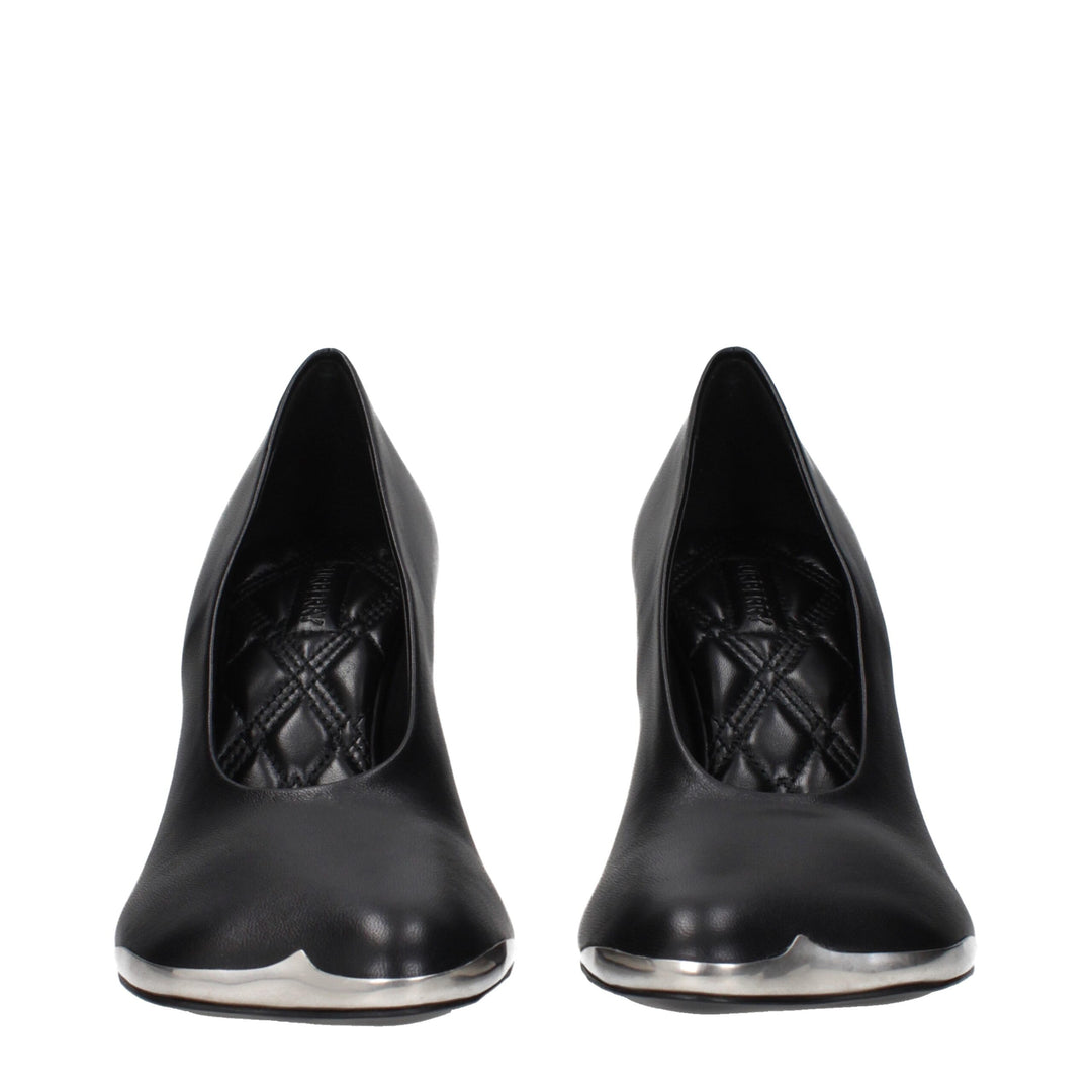 Burberry Black Leather Pumps