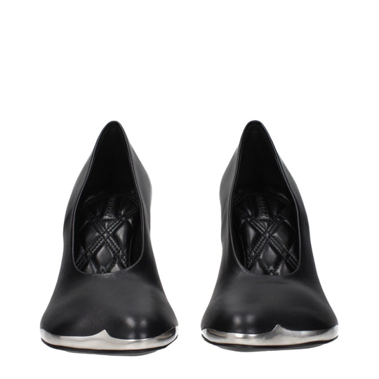 Burberry Black Leather Pumps