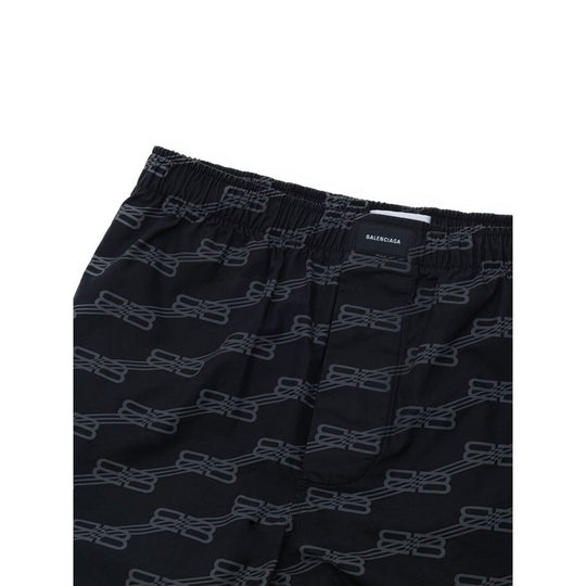 Balenciaga Black Cotton Bermuda