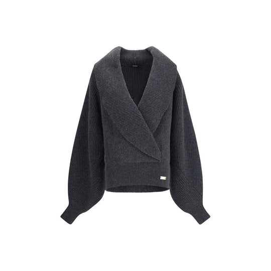 Balmain Oversized wrap-effect Sweater