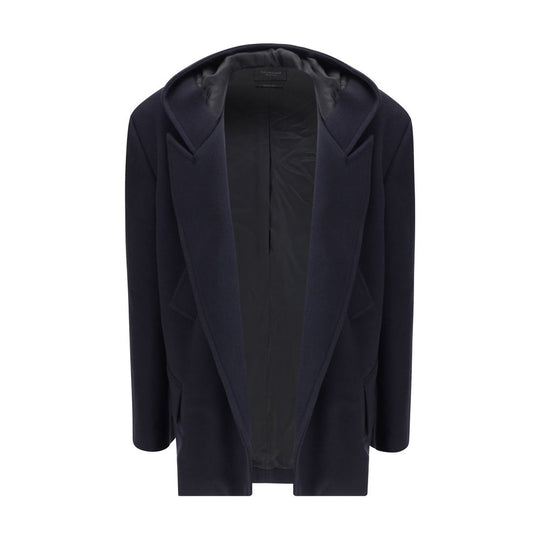 Balenciaga Hooded Short Coat