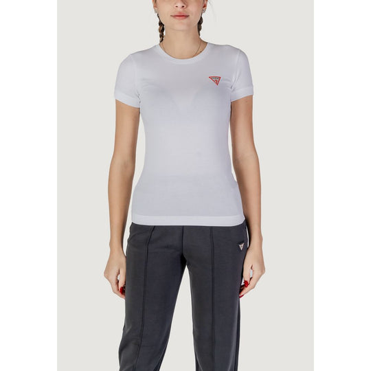 Guess White Cotton Sportswear