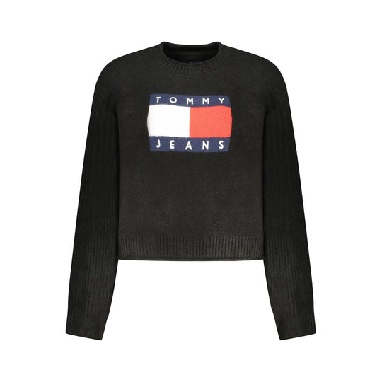Tommy Hilfiger Black Wool Women Sweater