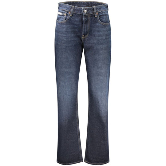 Calvin Klein Blu Cotton Women Jeans