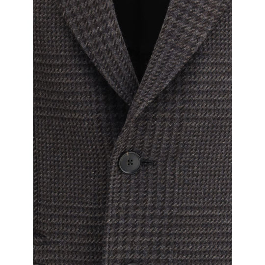 ZEGNA Brown Wool Coat