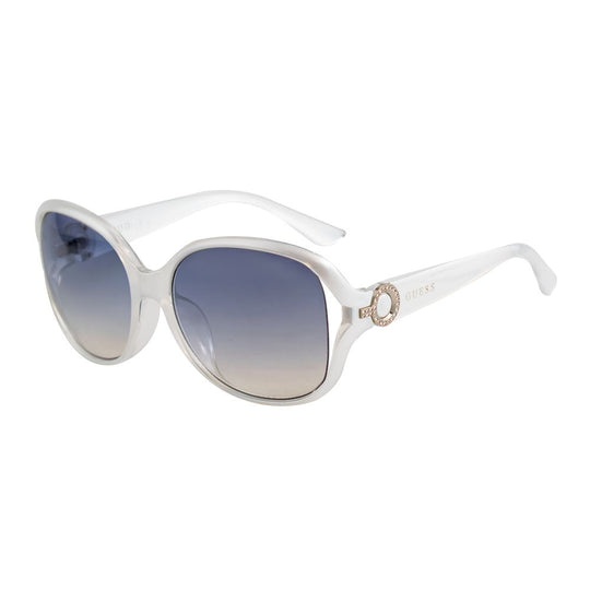 Guess White Injected Sunglasses