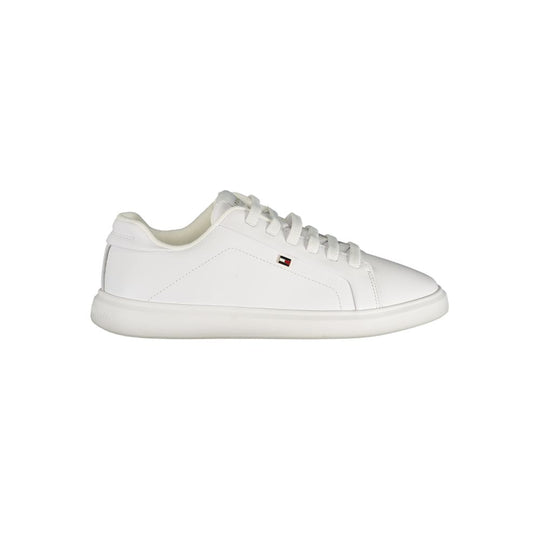 Tommy Hilfiger White Leather Women Sneaker