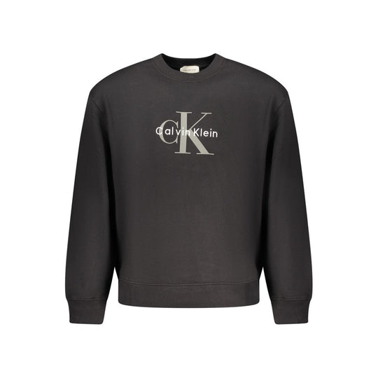 Calvin Klein Black Cotton Men's Sweatshirt