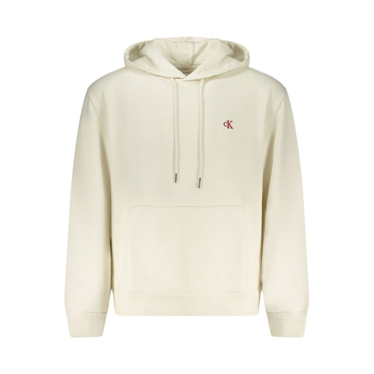 Calvin Klein White Cotton Men's Hoodie