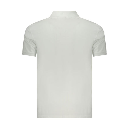 Calvin Klein White Cotton Polo Shirt