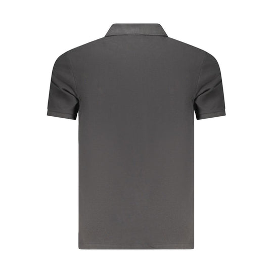 Calvin Klein Black Cotton Polo Shirt