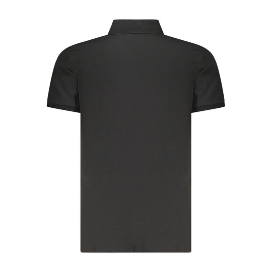 Calvin Klein Black Cotton Men Polo Shirt