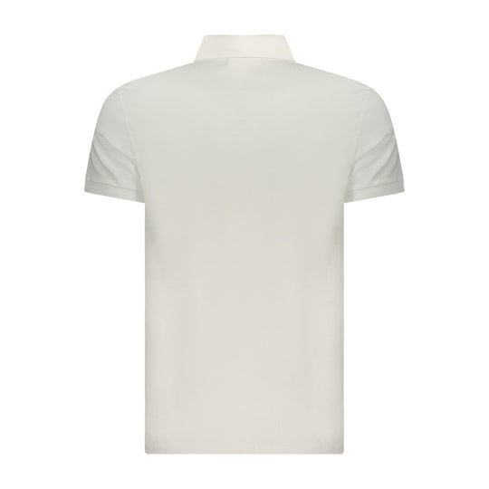 Calvin Klein White Cotton Men Polo Shirt