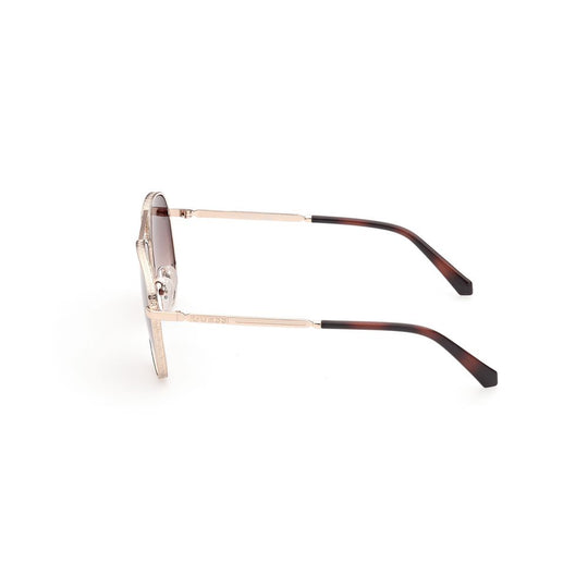 Guess Gold Metal Sunglasses