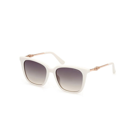 Guess White Resin Sunglasses