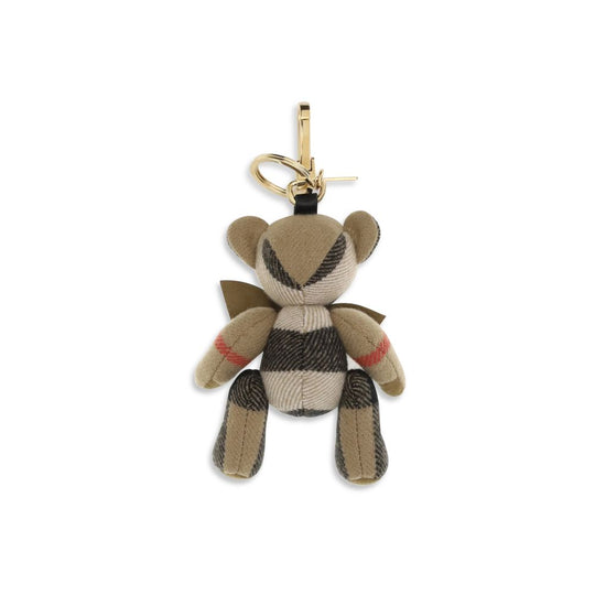 Burberry Beige Cashmere Keychain