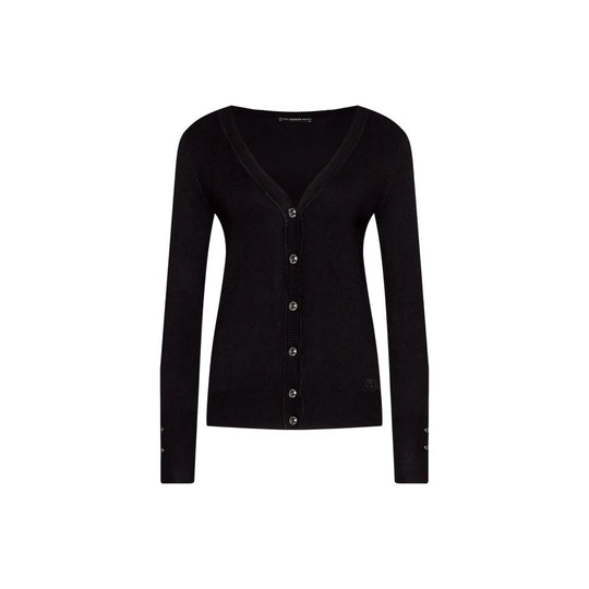 Guess Black Viscose Cardigan