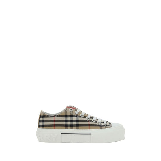 Burberry Brown Rubber Low Top Sneakers