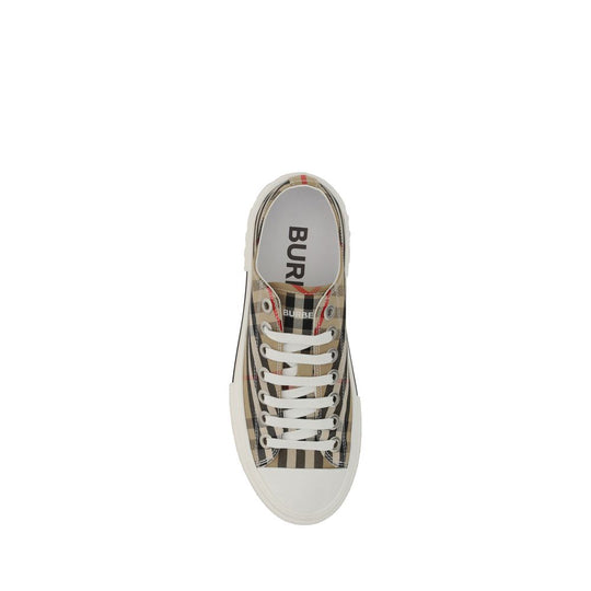 Burberry Brown Rubber Low Top Sneakers