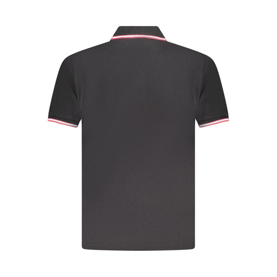 U.S. Grand Polo Black Cotton Men Polo Shirt