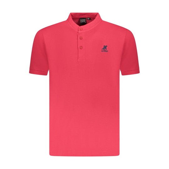 U.S. Grand Polo Red Cotton Polo Shirt