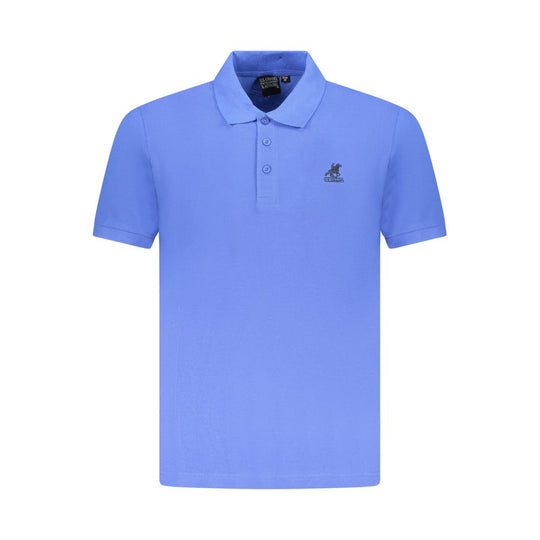 U.S. Grand Polo Blue Cotton Polo Shirt