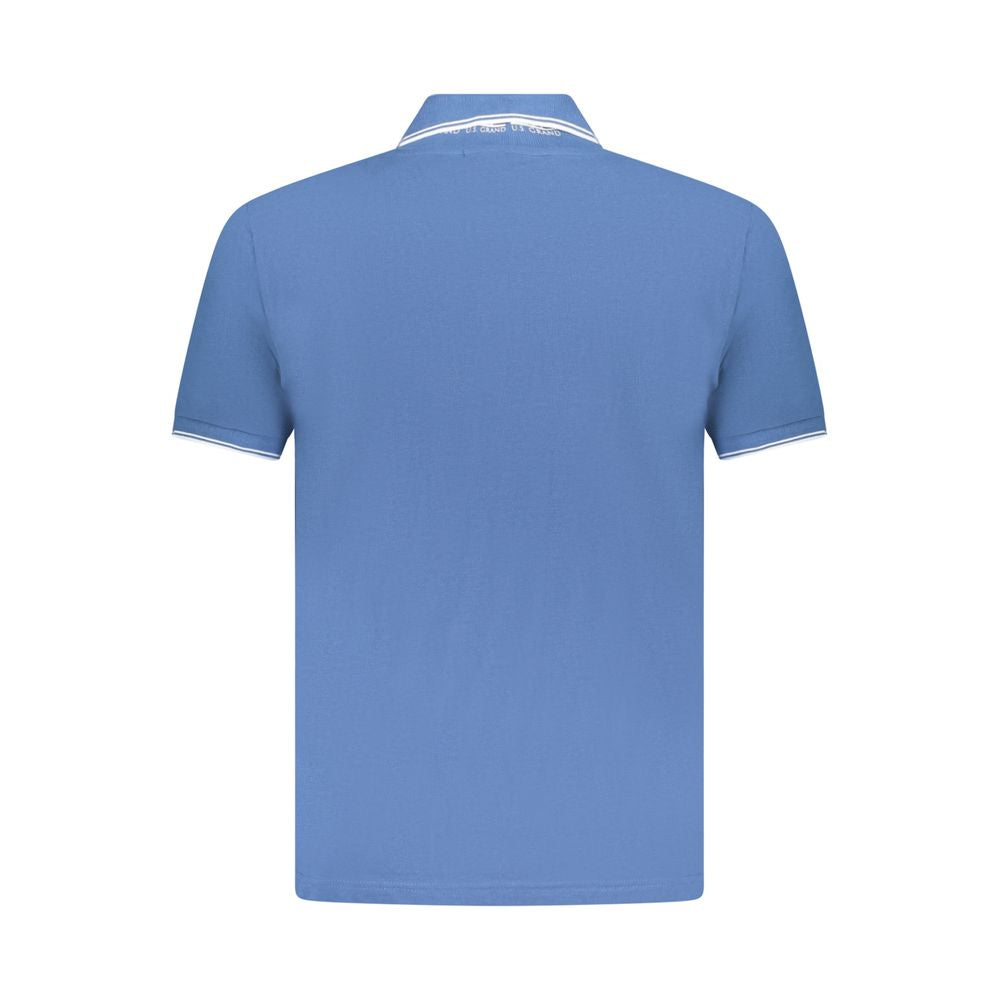 U.S. Grand Polo Blue Cotton Men Polo Shirt