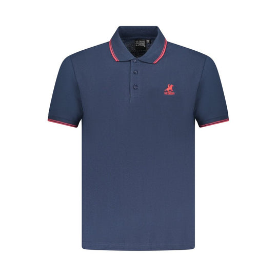U.S. Grand Polo Blue Cotton Men Polo Shirt