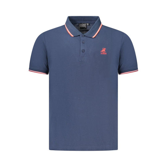 U.S. Grand Polo Blu Cotton Mens Polo