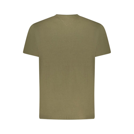 Tommy Hilfiger Verde Cotton Men T-Shirt