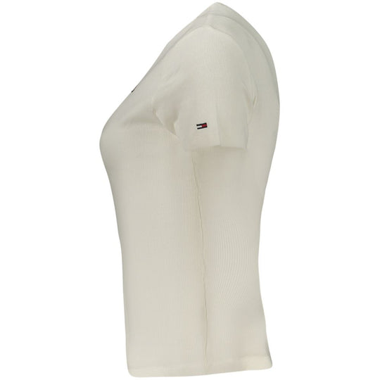 Tommy Hilfiger Bianco Cotton Women T-Shirt