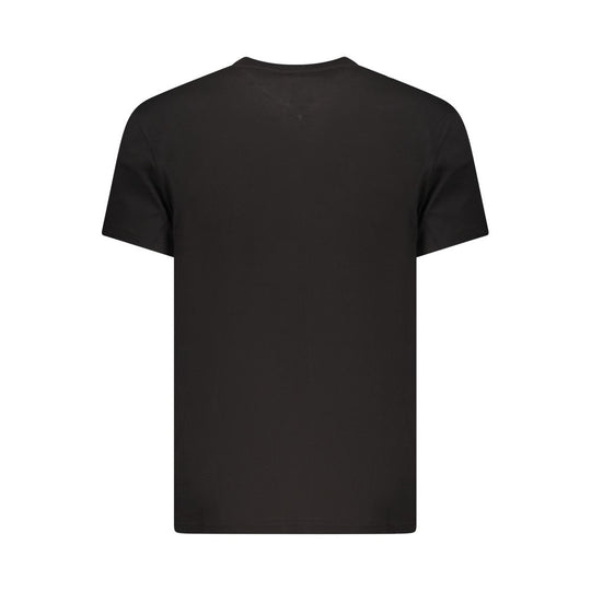 Tommy Hilfiger Black Cotton Men's T-Shirt