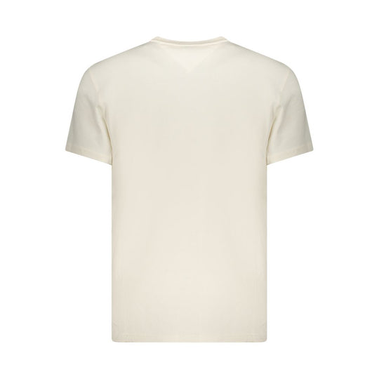 Tommy Hilfiger White Cotton Men's T-Shirt