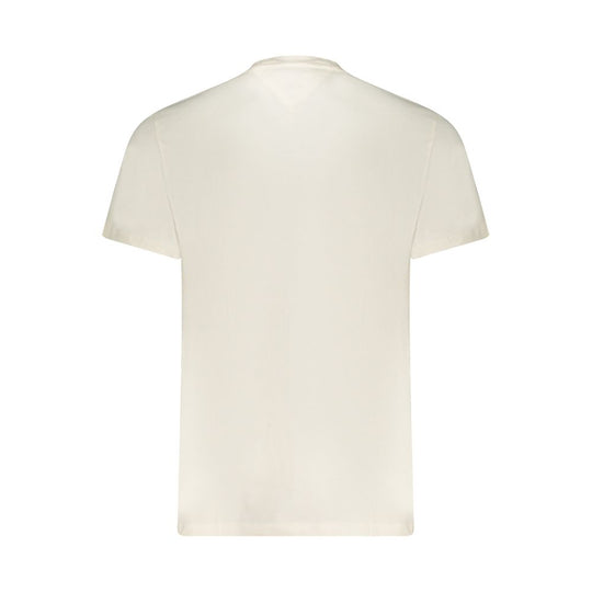 Tommy Hilfiger Bianco Cotton Men T-Shirt
