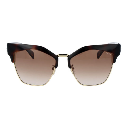 Police Brown Plastic Sunglasses