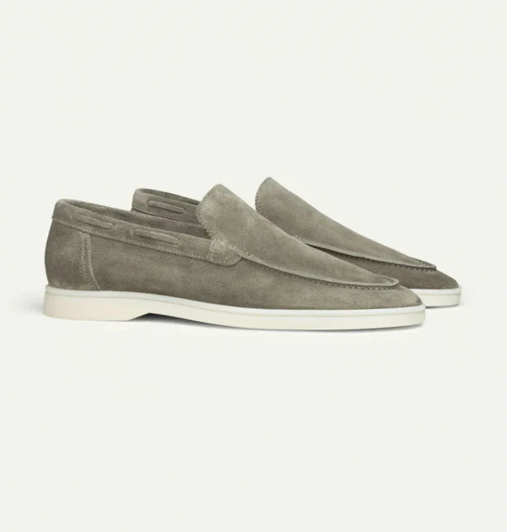 Lorenzo - Classic men's suede loafers