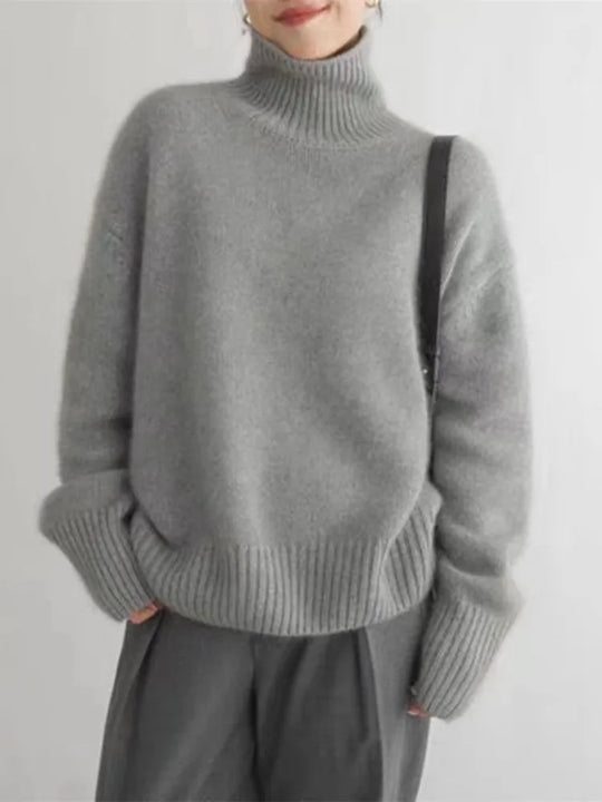 Lisette Turtleneck Cashmere Sweater