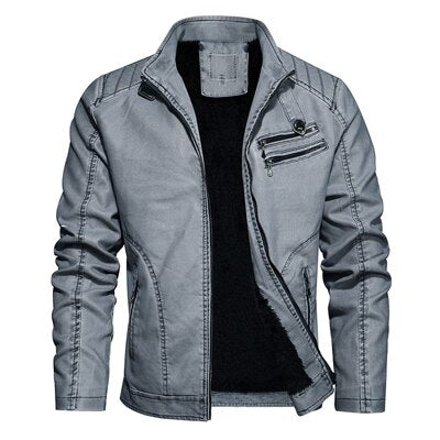 Royal Phantom Slim Fit Leather Jacket