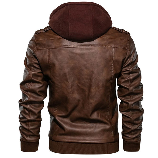 Urban Oblique Leather Jacket