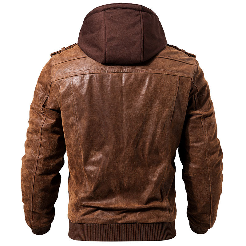 Executive Conquerer Genuine Leather Jacket