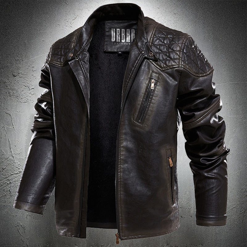 Vinizio Retro Leather Jacket