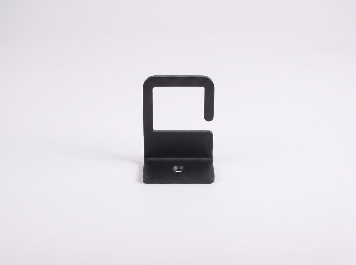 Cable Organizer for Monitor Riser (5-Pack) in Black – front view | Rablo