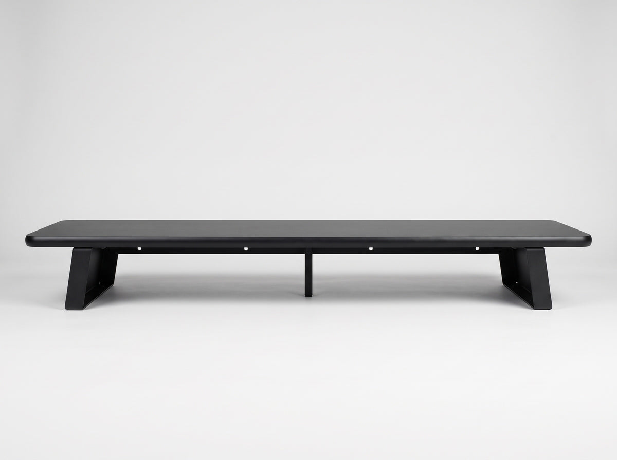 M30S Monitor Riser in Matte Black – clean studio packshot | Rablo #Color_Matte Black