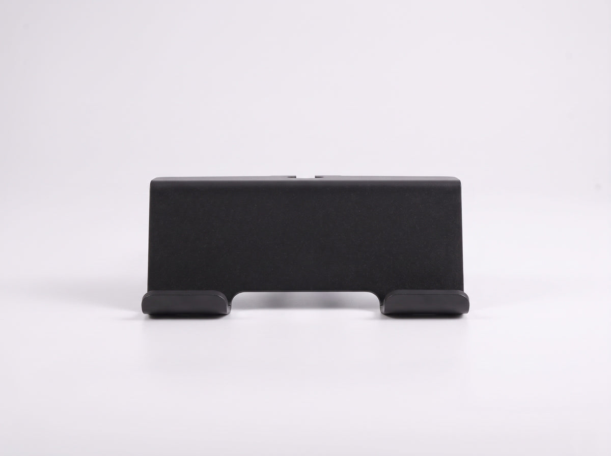 Tablet Stand for Monitor Riser in Black – front view | Rablo