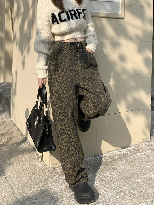 Lenny Leopard Jeans