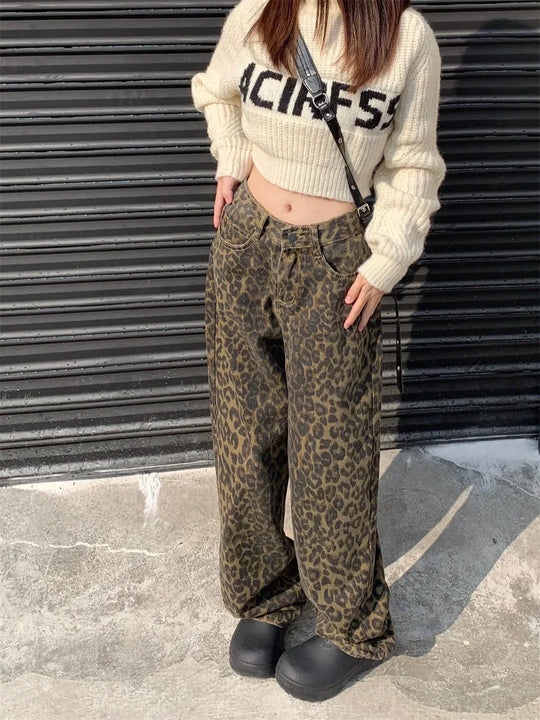 Lenny Leopard Jeans